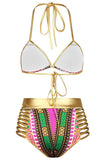 Exotic Rosy Bikini Swimsuit - B&R African Styles