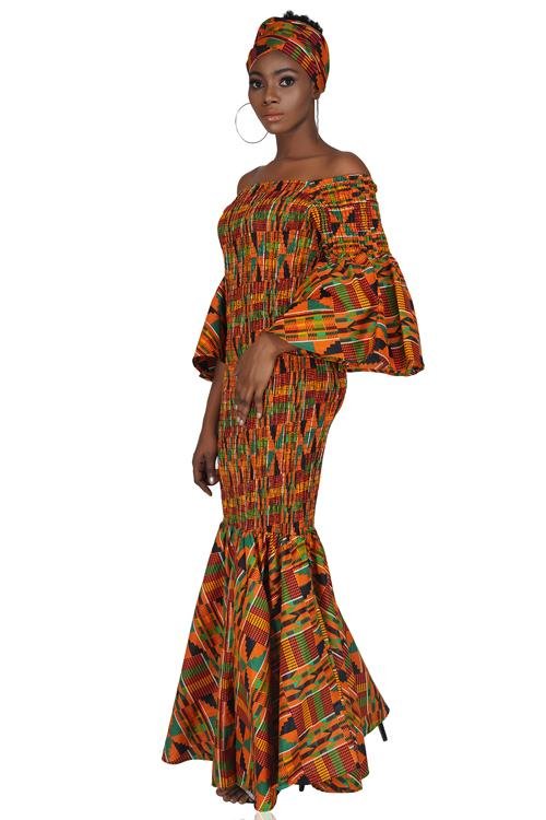 Kente Church Dress For Women – D&D Clothing
