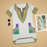 Summer Bodycon Dashiki Mini Dress - B&R African Styles