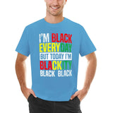 Im Blackity Black African American Men Women Juneteenth T-Shirt Blouse hippie clothes Short sleeve tee funnys Men's t-shirts