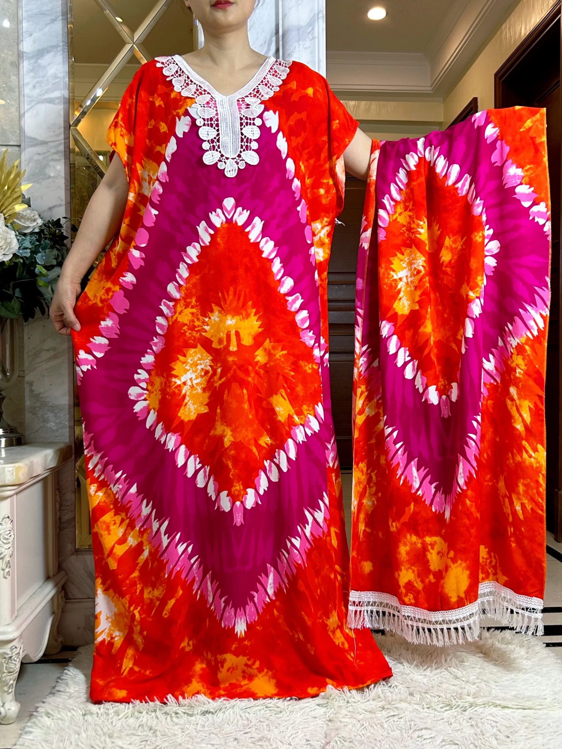 African tie dye dresses online