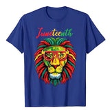 Juneteenth Lion Celebration: African American Freedom T-Shirt for Black History Pride