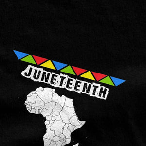 Men Women's Juneteenth Day T-Shirt Accessories Novelty Pure Cotton Africa Black Men Women T Shirts Top Tee Clothes Summer