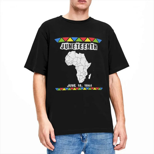 Celebrate Juneteenth in Style: Premium Cotton Tees for Men and Women!