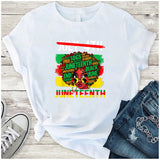 Juneteenth Thermal Sticker For Clothing Iron On Transfer Patch For Women And Men T-Shirt Hoodie DIY Washable Applique On Clothes