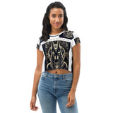 ANUBIS - GOD OF THE AFTERLIFE All-Over Print Crop Tee
