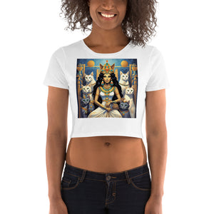 Bastet - Goddess of Home and Family Women’s Crop Tee
