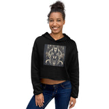 Anubis - God of the Afterlife Crop Hoodie