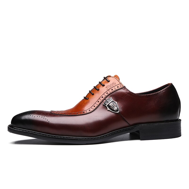 Lux Classic Brogue Oxford Dress Shoes