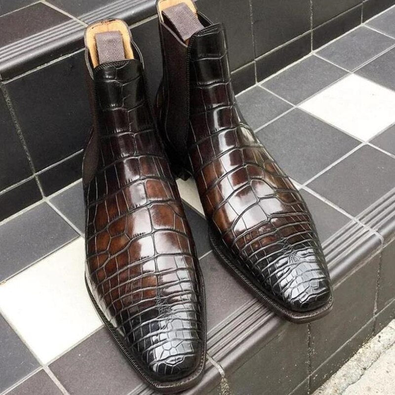 Pointed Chelsea Boots