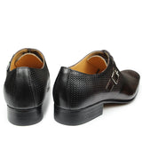 Lux Genuine Leather Shoes Fashion  Lace-up Pointed