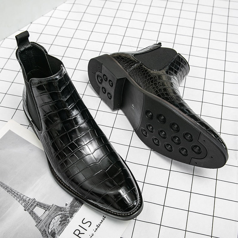 Pointed Chelsea Boots