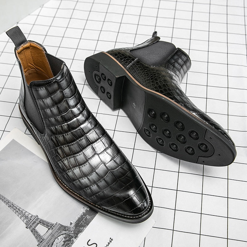 Pointed Chelsea Boots