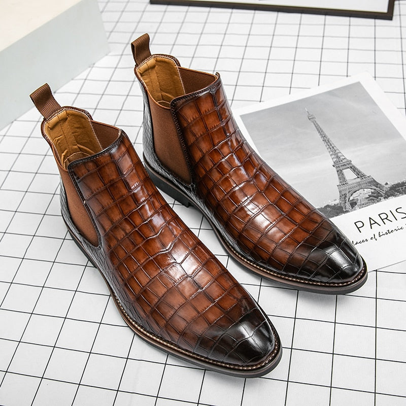 Pointed Chelsea Boots