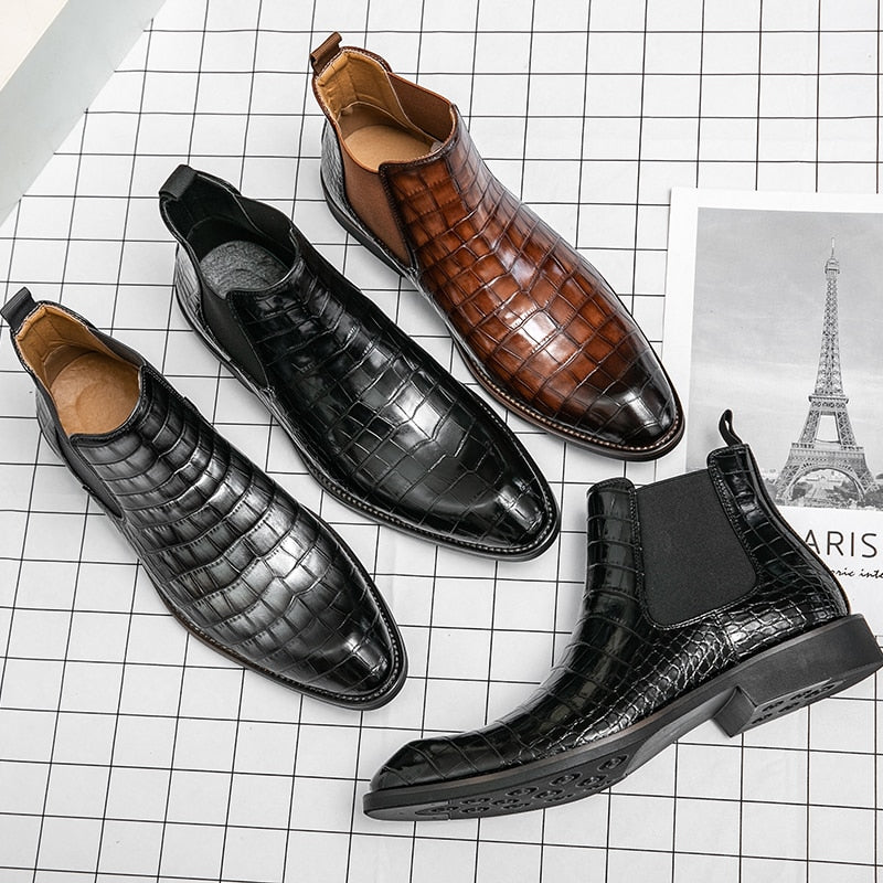 Pointed Chelsea Boots