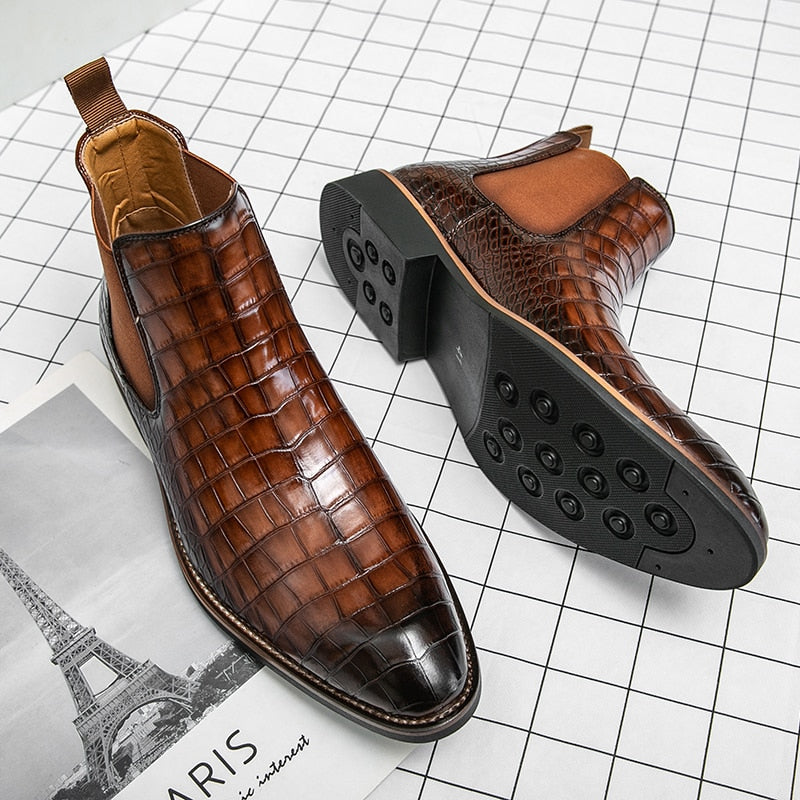 Pointed Chelsea Boots
