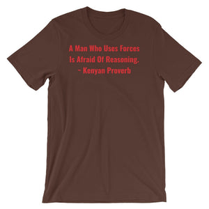 A Man Who uses Forces - Short-Sleeve Unisex T-Shirt - B&R African Styles