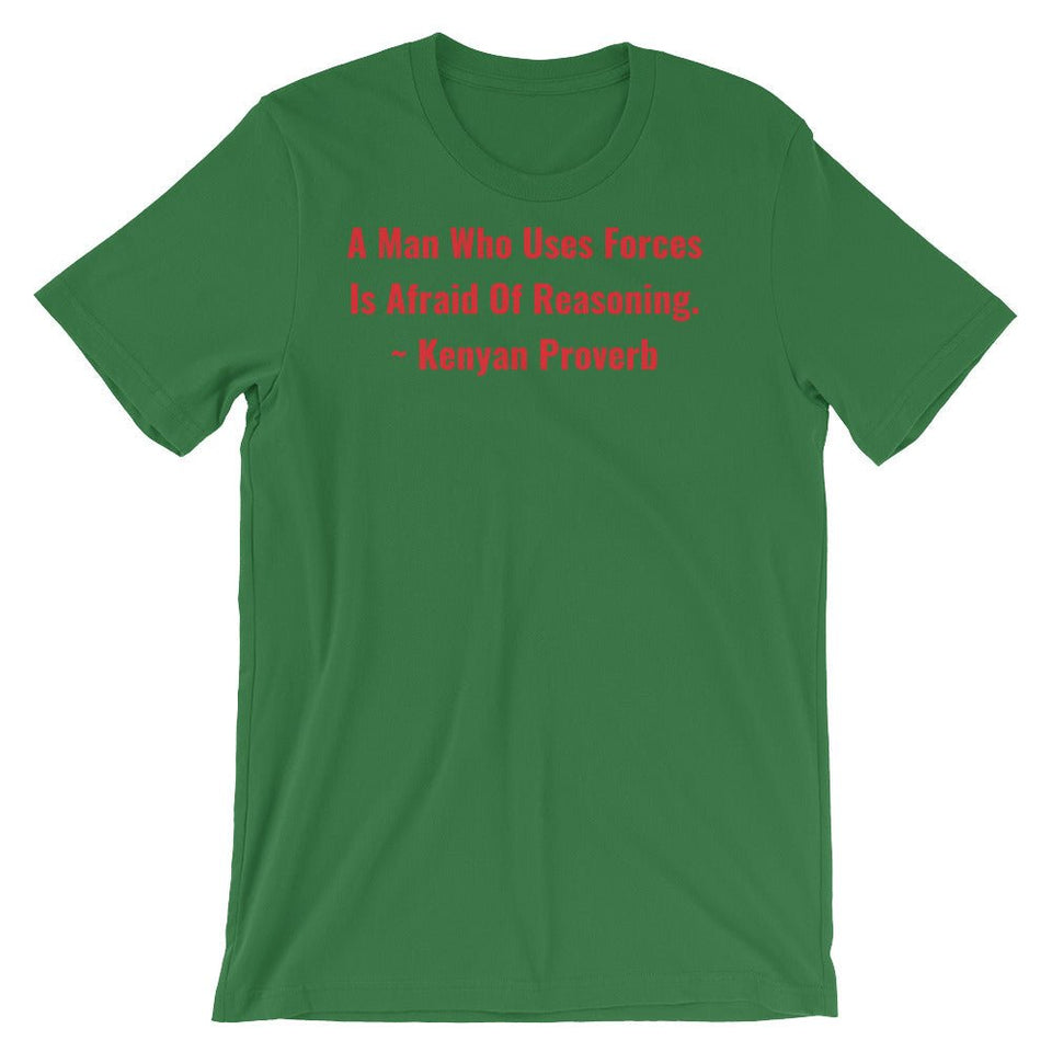 A Man Who uses Forces - Short-Sleeve Unisex T-Shirt - B&R African Styles