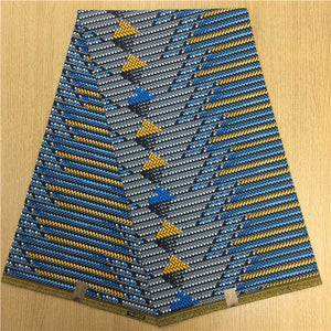 African Hollandais Real Dutch Wax African Print Fabric Ankara Super Wax 6 Yards (Bitenge) - B&R African Styles