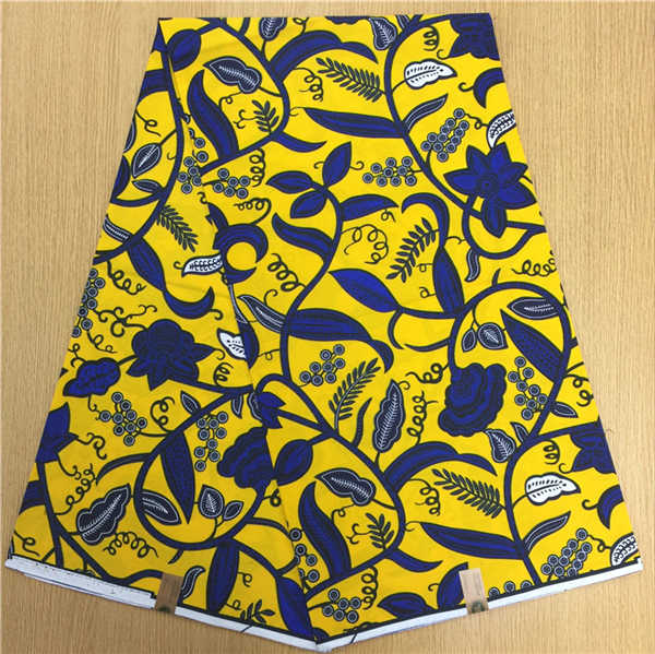 African Hollandais Real Dutch Wax African Print Fabric Ankara Super Wax 6 Yards (Bitenge) - B&R African Styles