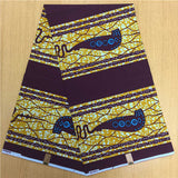 African Hollandais Real Dutch Wax African Print Fabric Ankara Super Wax 6 Yards (Bitenge) - B&R African Styles