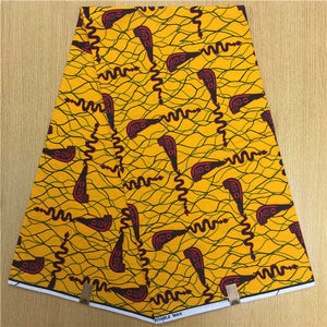 African Hollandais Real Dutch Wax African Print Fabric Ankara Super Wax 6 Yards (Bitenge) - B&R African Styles