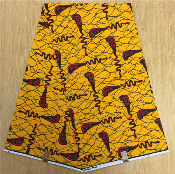 African Hollandais Real Dutch Wax African Print Fabric Ankara Super Wax 6 Yards (Bitenge) - B&R African Styles