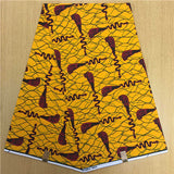 African Hollandais Real Dutch Wax African Print Fabric Ankara Super Wax 6 Yards (Bitenge) - B&R African Styles