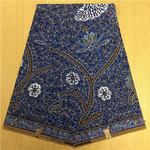 African Hollandais Real Dutch Wax African Print Fabric Ankara Super Wax 6 Yards (Bitenge) - B&R African Styles