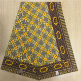 African Hollandais Real Dutch Wax African Print Fabric Ankara Super Wax 6 Yards (Bitenge) - B&R African Styles