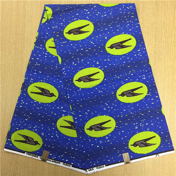African Hollandais Real Dutch Wax African Print Fabric Ankara Super Wax 6 Yards (Bitenge) - B&R African Styles
