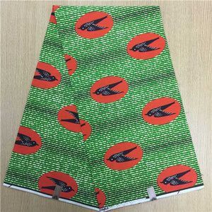 African Hollandais Real Dutch Wax African Print Fabric Ankara Super Wax 6 Yards (Bitenge) - B&R African Styles