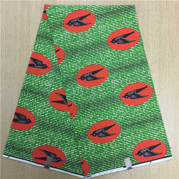 African Hollandais Real Dutch Wax African Print Fabric Ankara Super Wax 6 Yards (Bitenge) - B&R African Styles