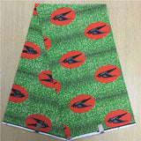 African Hollandais Real Dutch Wax African Print Fabric Ankara Super Wax 6 Yards (Bitenge) - B&R African Styles