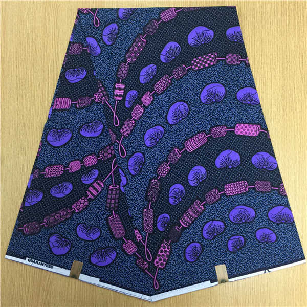 African Hollandais Real Dutch Wax African Print Fabric Ankara Super Wax 6 Yards (Bitenge) - B&R African Styles
