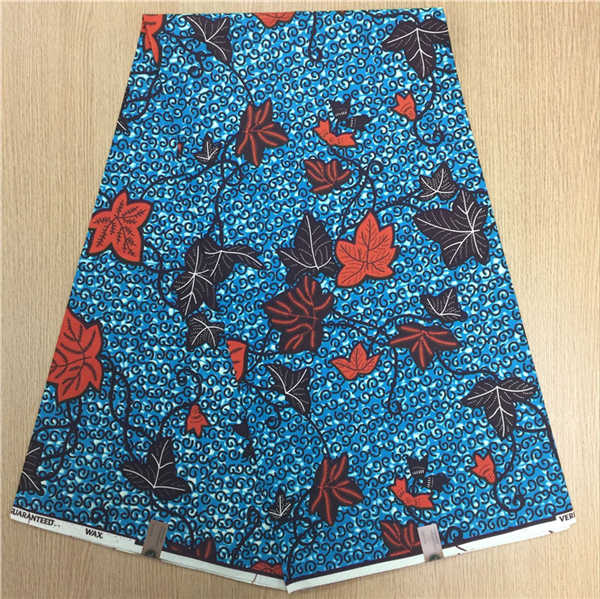 African Hollandais Real Dutch Wax African Print Fabric Ankara Super Wax 6 Yards (Bitenge) - B&R African Styles