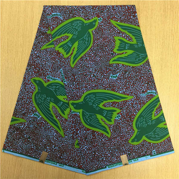 African Hollandais Real Dutch Wax African Print Fabric Ankara Super Wax 6 Yards (Bitenge) - B&R African Styles
