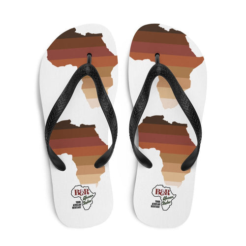 African Map Shade Flip-Flops