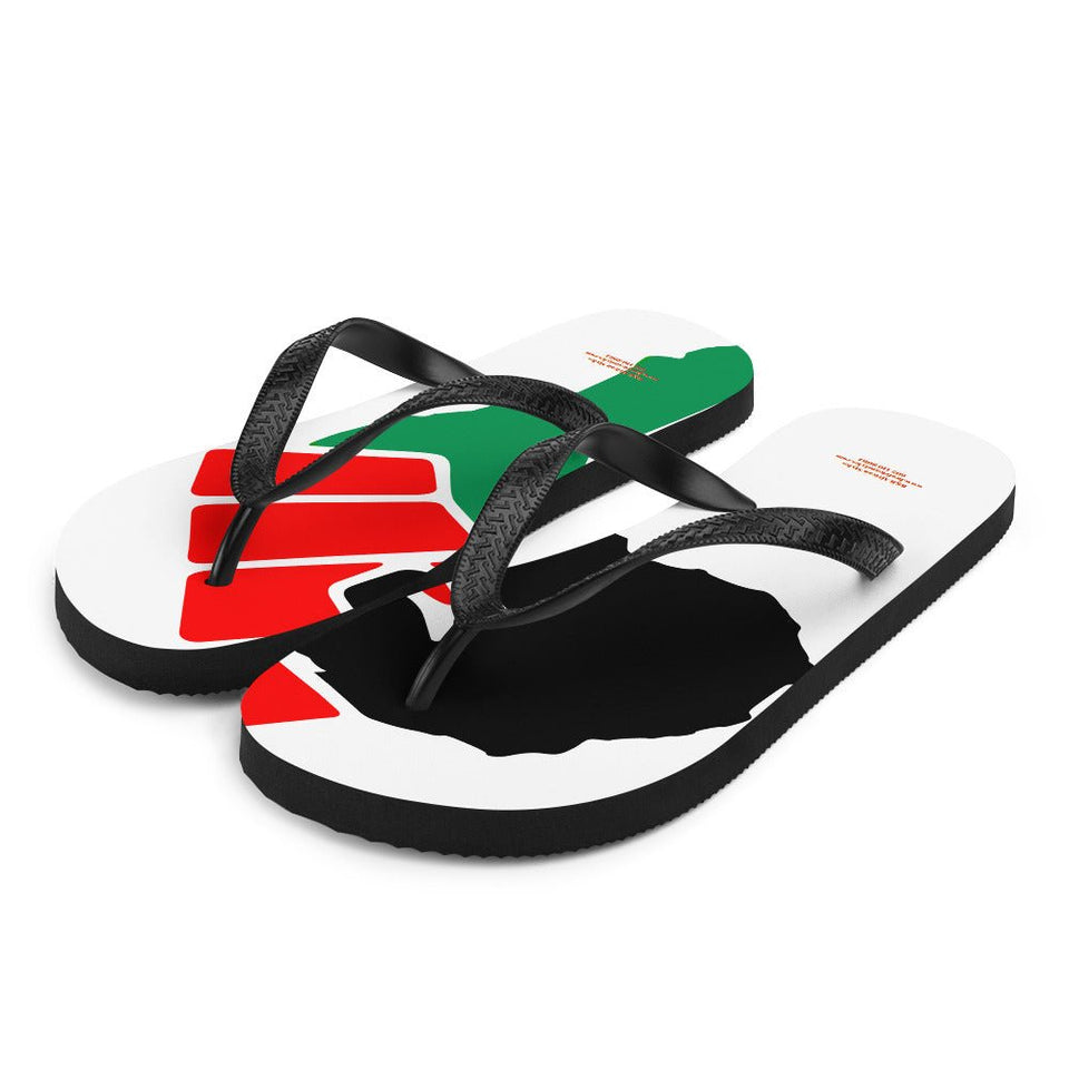 African Power Fist Flip-Flops