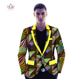 African Print  Men's Suit Jacket - B&R African Styles