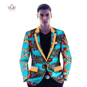 African Print  Men's Suit Jacket - B&R African Styles