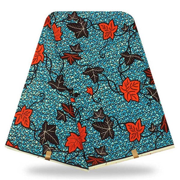 African Real Wax Print Fabric  Super Wax Hollandais 6 Yards - B&R African Styles