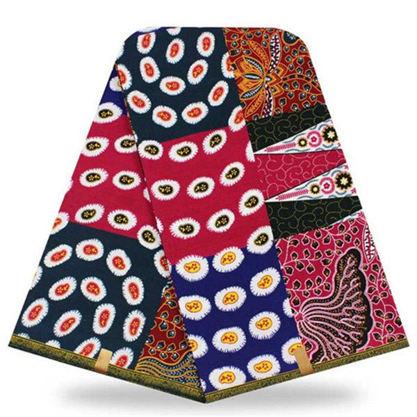 African Real Wax Print Fabric  Super Wax Hollandais 6 Yards - B&R African Styles