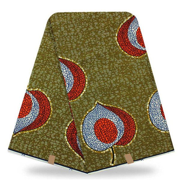 African Real Wax Print Fabric  Super Wax Hollandais 6 Yards - B&R African Styles
