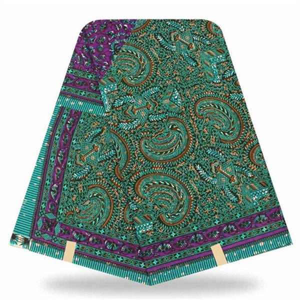 African Real Wax Print Fabric  Super Wax Hollandais 6 Yards - B&R African Styles