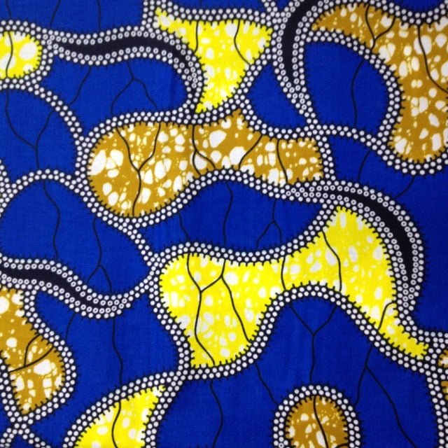 African Super Wax Hollandais Print Fabric - B&R African Styles