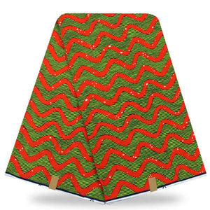 African Wax Fabric Super Wax Hollandais 6 Yards - B&R African Styles