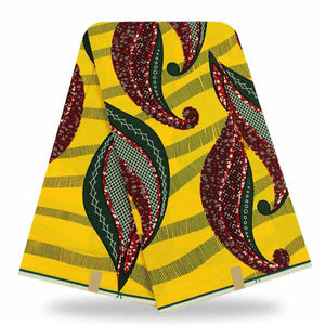 African Wax Fabric Super Wax Hollandais 6 Yards - B&R African Styles