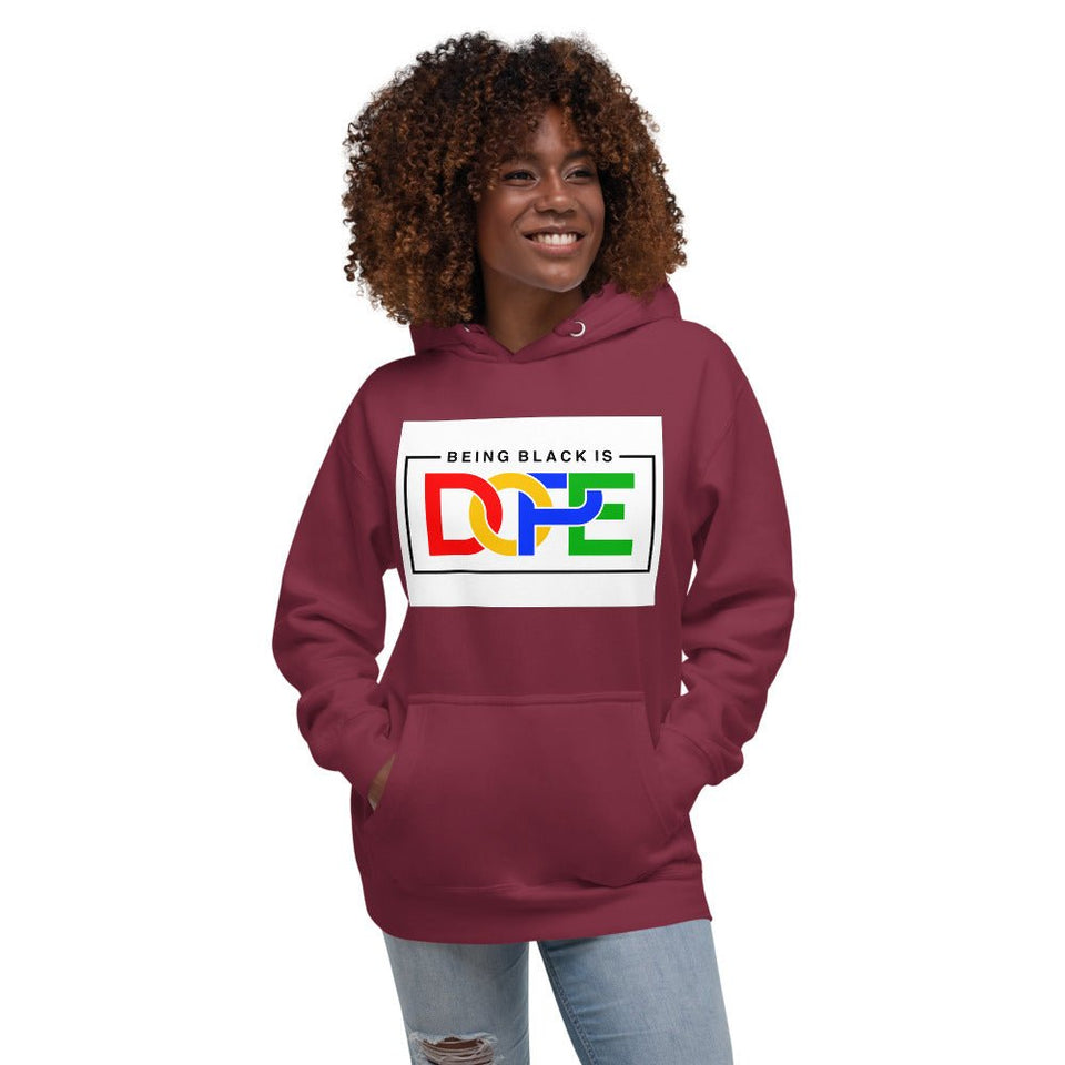 Being Black Is Dope Unisex Hoodie - B&R African Styles