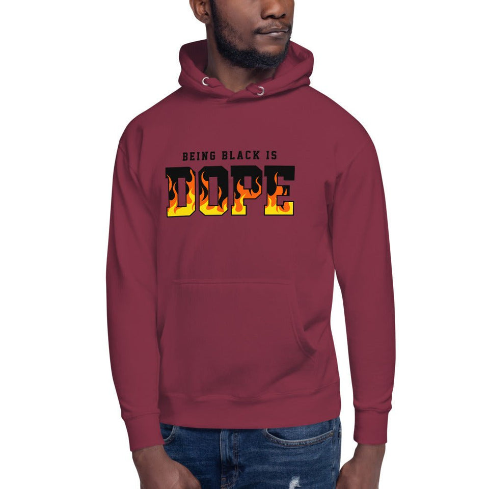 Being Black is Dope Unisex Hoodie - B&R African Styles